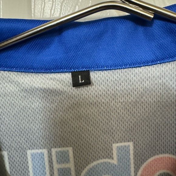 Mechanic Jersey Style Button Down Shirt Men’s L MINTY Mobil 1 Oil NASCAR - Picture 6 of 6